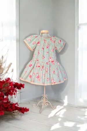 Vintage Seaside Dress | Made with OOP Lecien Fabric ~ Sz 3