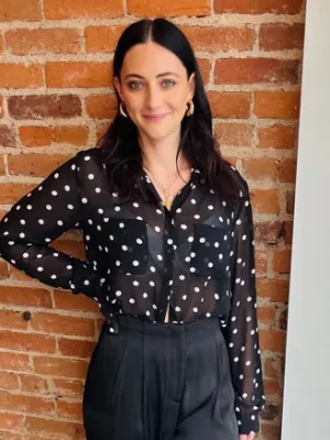Vivienne Polka Dot Top