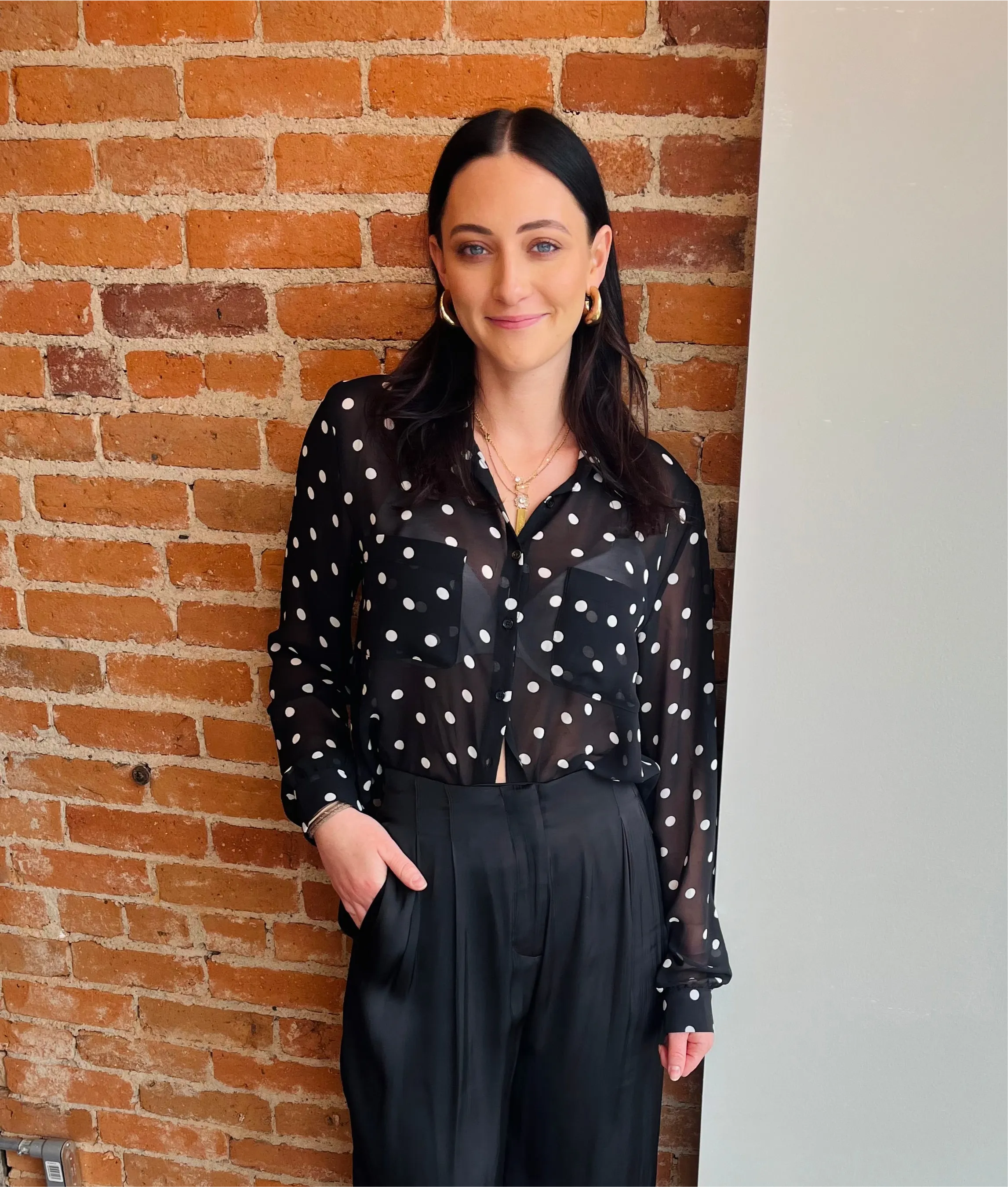 Vivienne Polka Dot Top