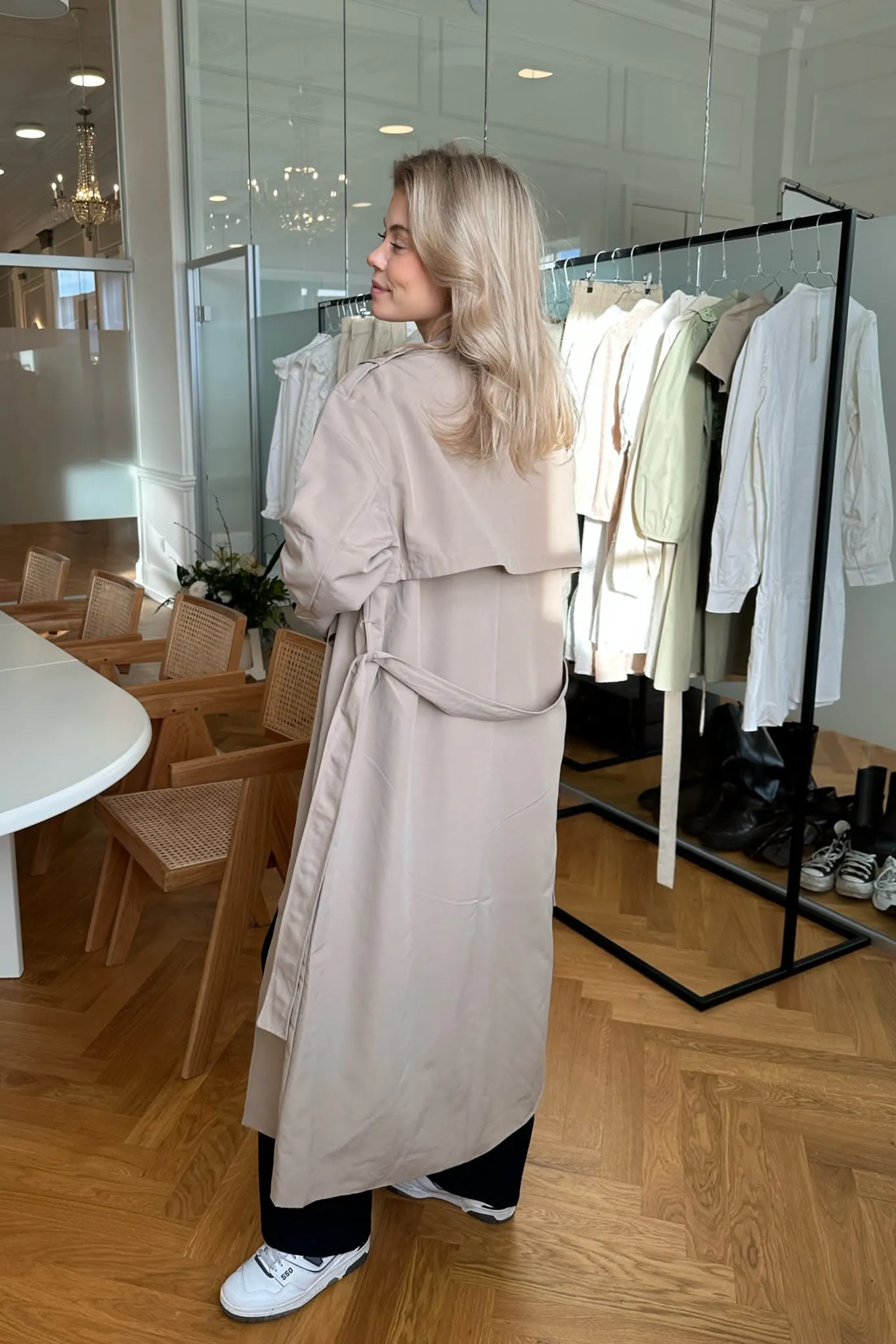 VMChloe Lang Trenchcoat - Beige