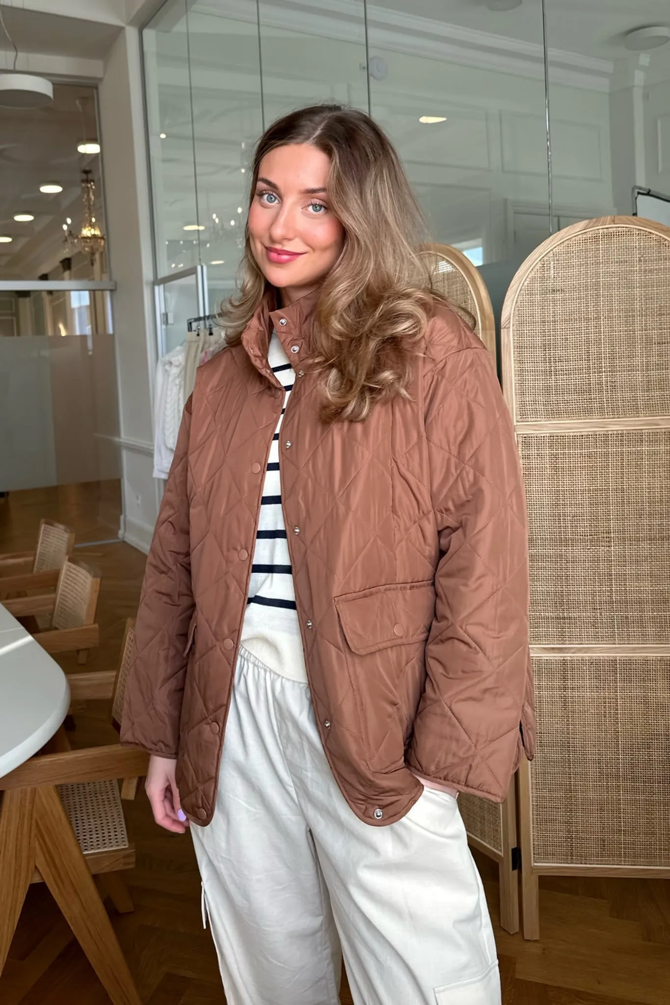 VMHarlowdonna Jakke - Mørkebrun