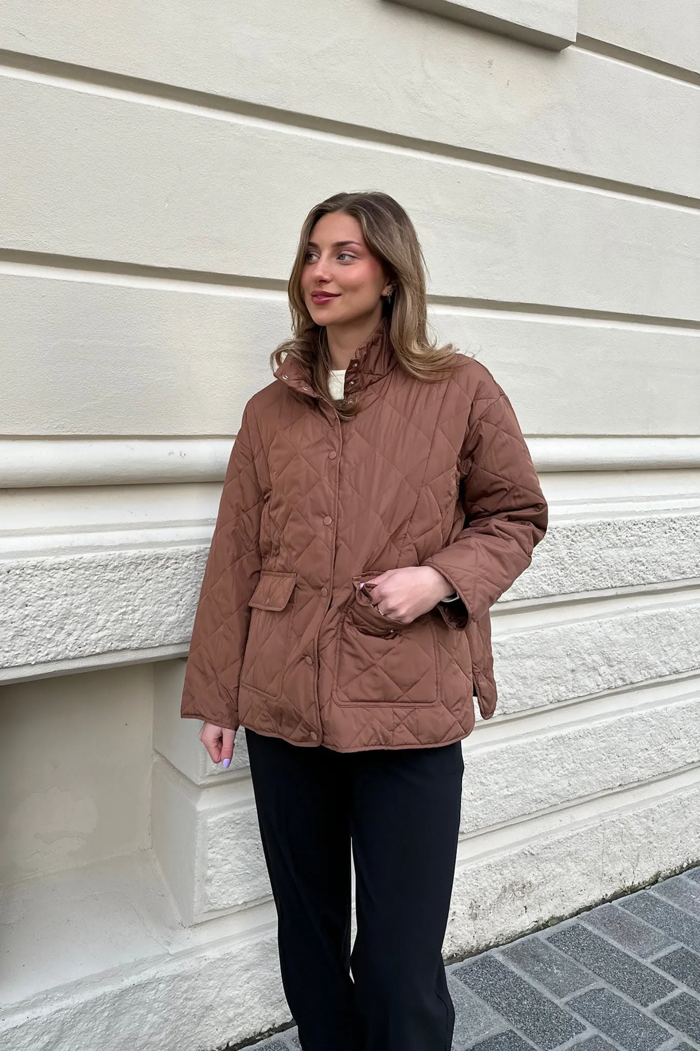 VMHarlowdonna Jakke - Mørkebrun