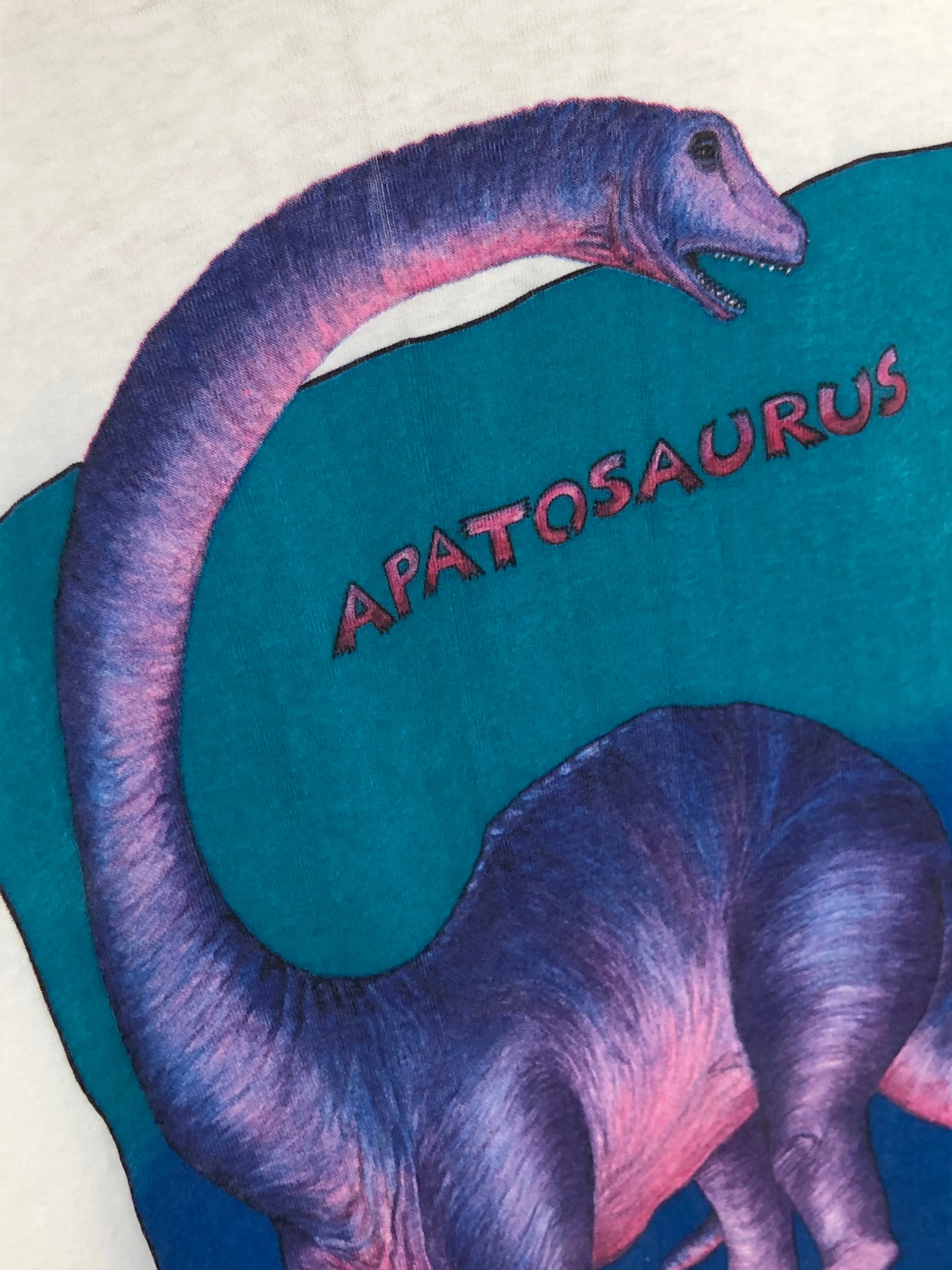VTG "Apatosaurus" Animal Art Tee (L and XL)