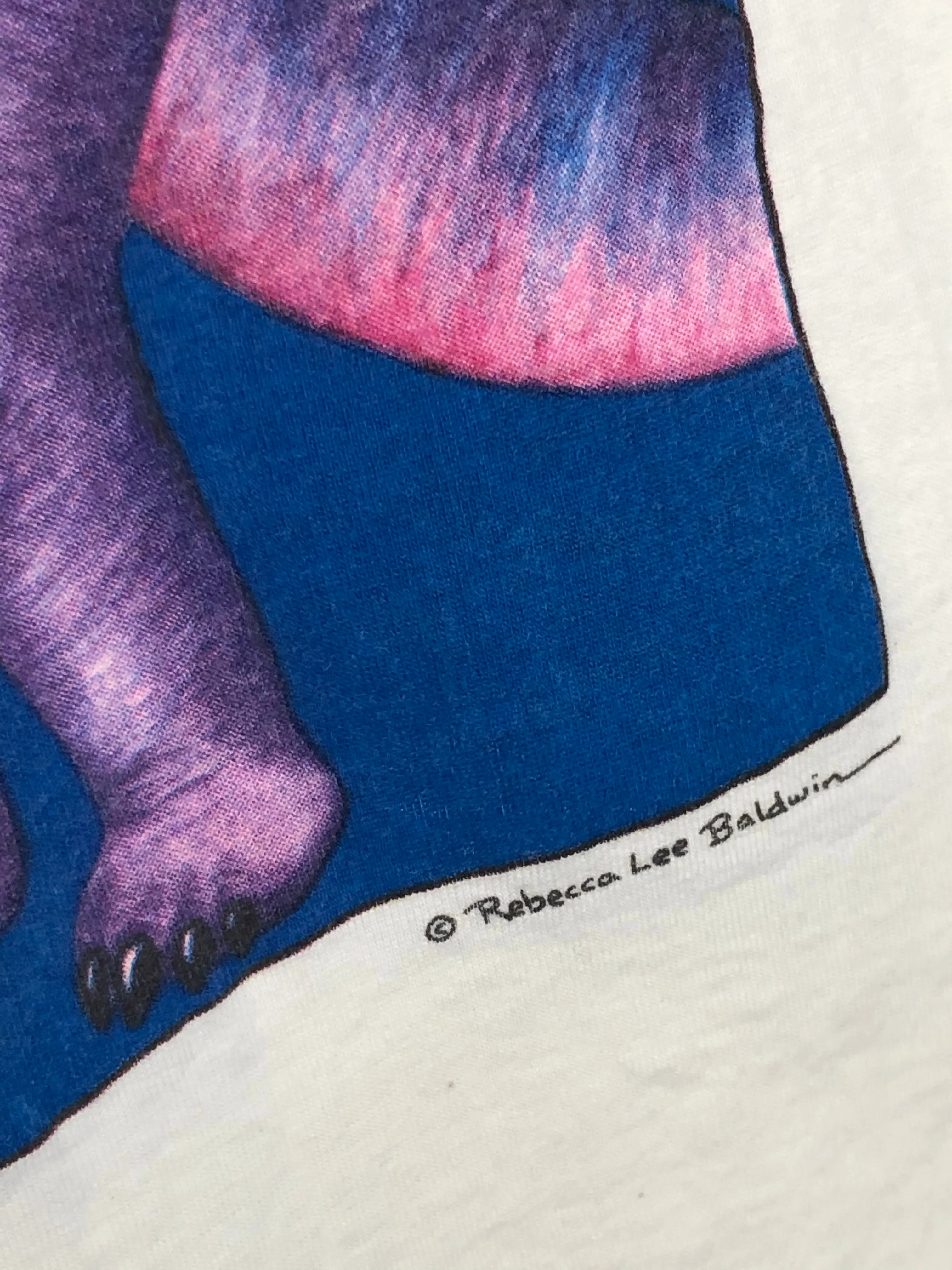 VTG "Apatosaurus" Animal Art Tee (L and XL)