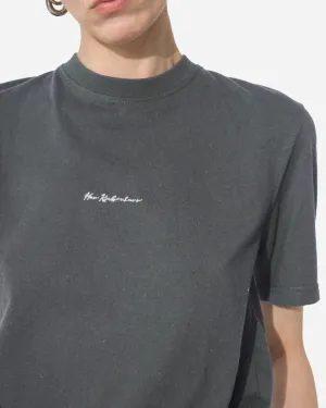 W Casual Tee Short Sleeve - Dark Grey