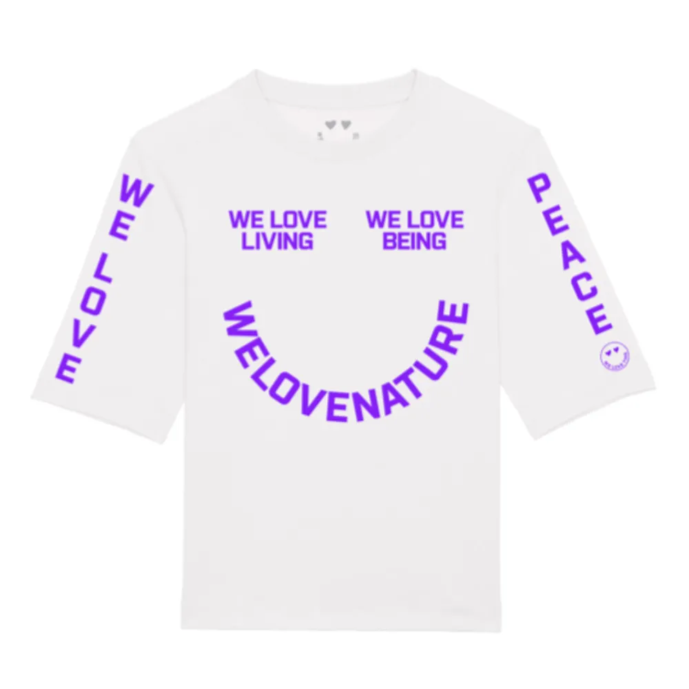 We Love Slogan Boyfriend T-shirt