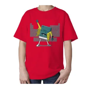 Weird Science Freddie Mercury Official Kid's T-shirt (Red)