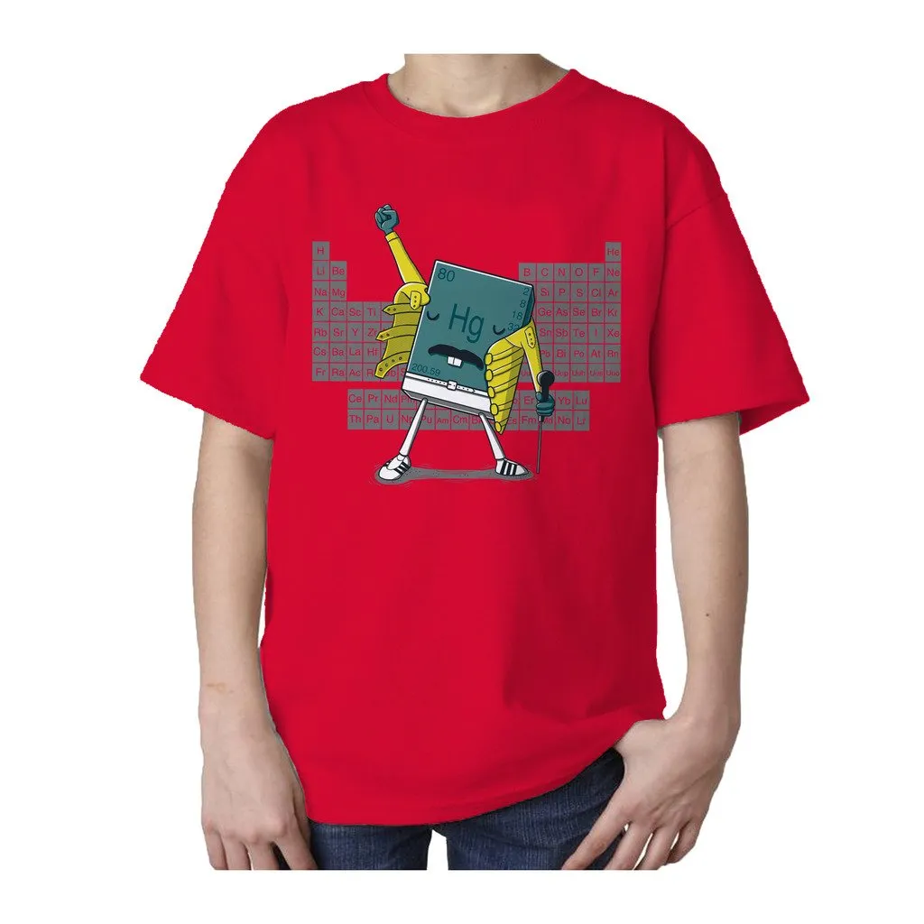 Weird Science Freddie Mercury Official Kid's T-shirt (Red)