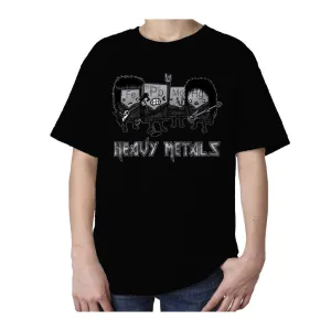 Weird Science Heavy Metals Official Kid's T-shirt (Black)