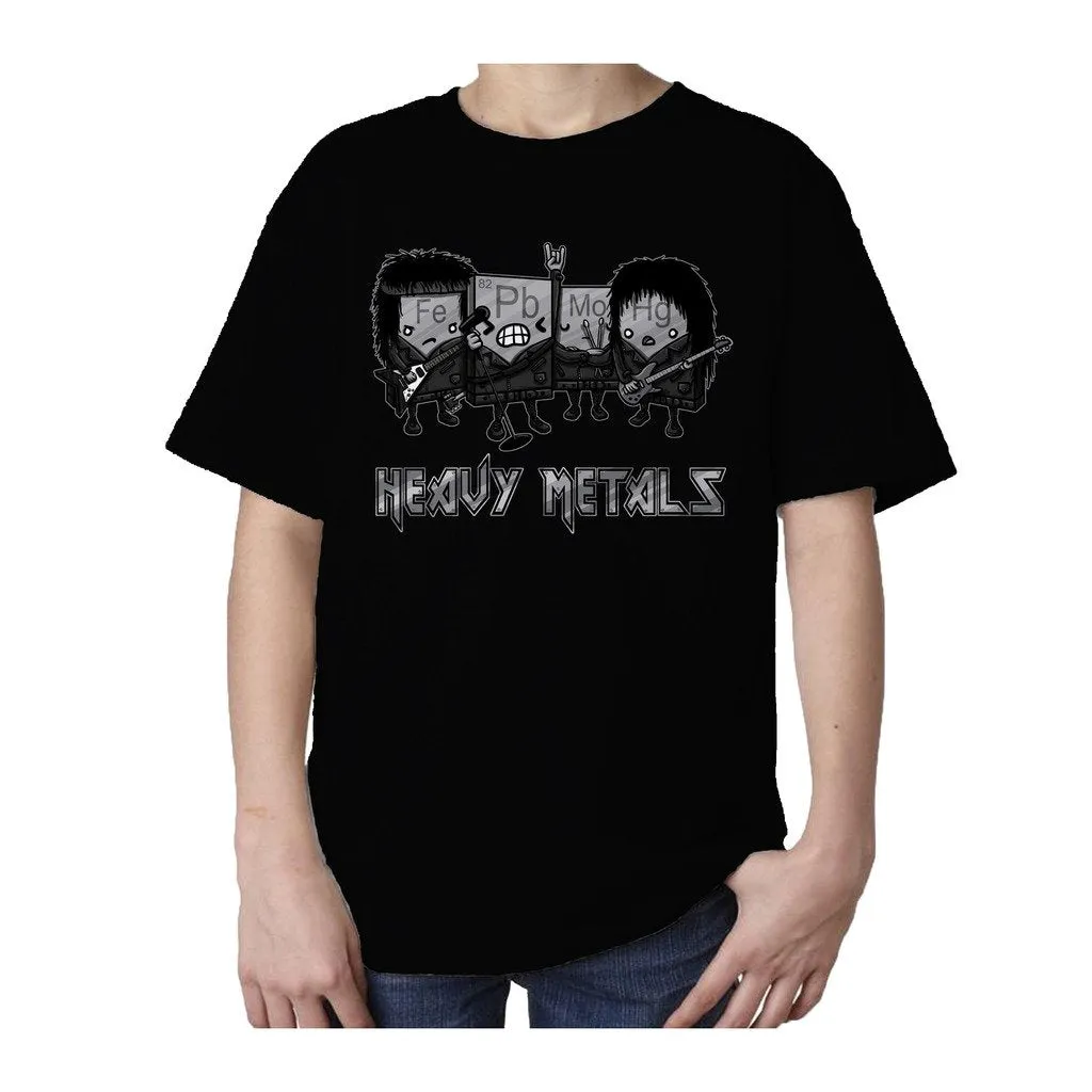 Weird Science Heavy Metals Official Kid's T-shirt (Black)
