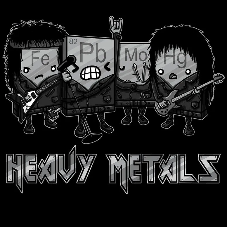 Weird Science Heavy Metals Official Kid's T-shirt (Black)