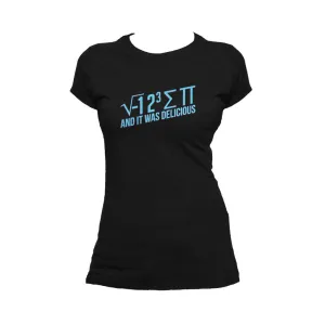 Weird Science I 8 Sum Pi Official Women's T-shirt (Black)