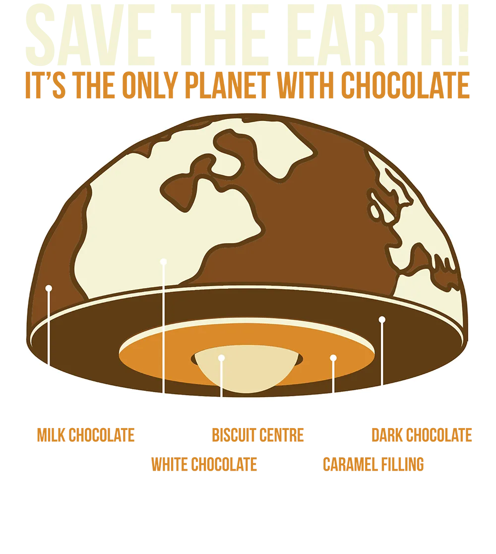 Weird Science Save The Earth - Chocolate Official Men's T-Shirt (White)
