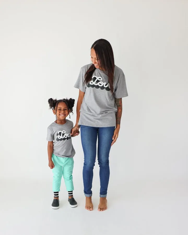 Whistle and Flute Love Script T-Shirt