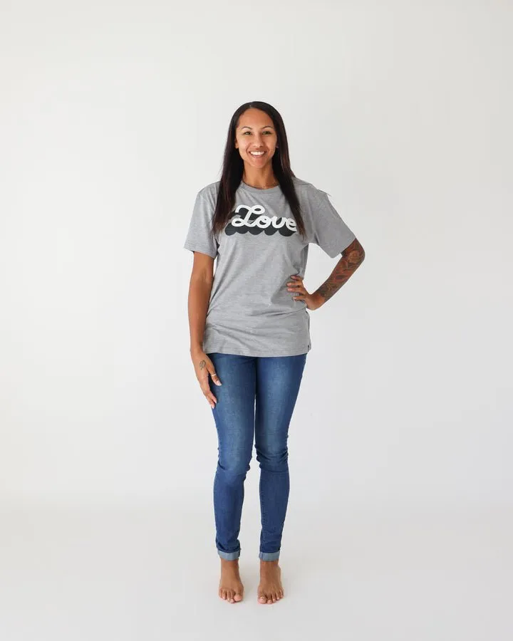 Whistle and Flute Love Script T-Shirt