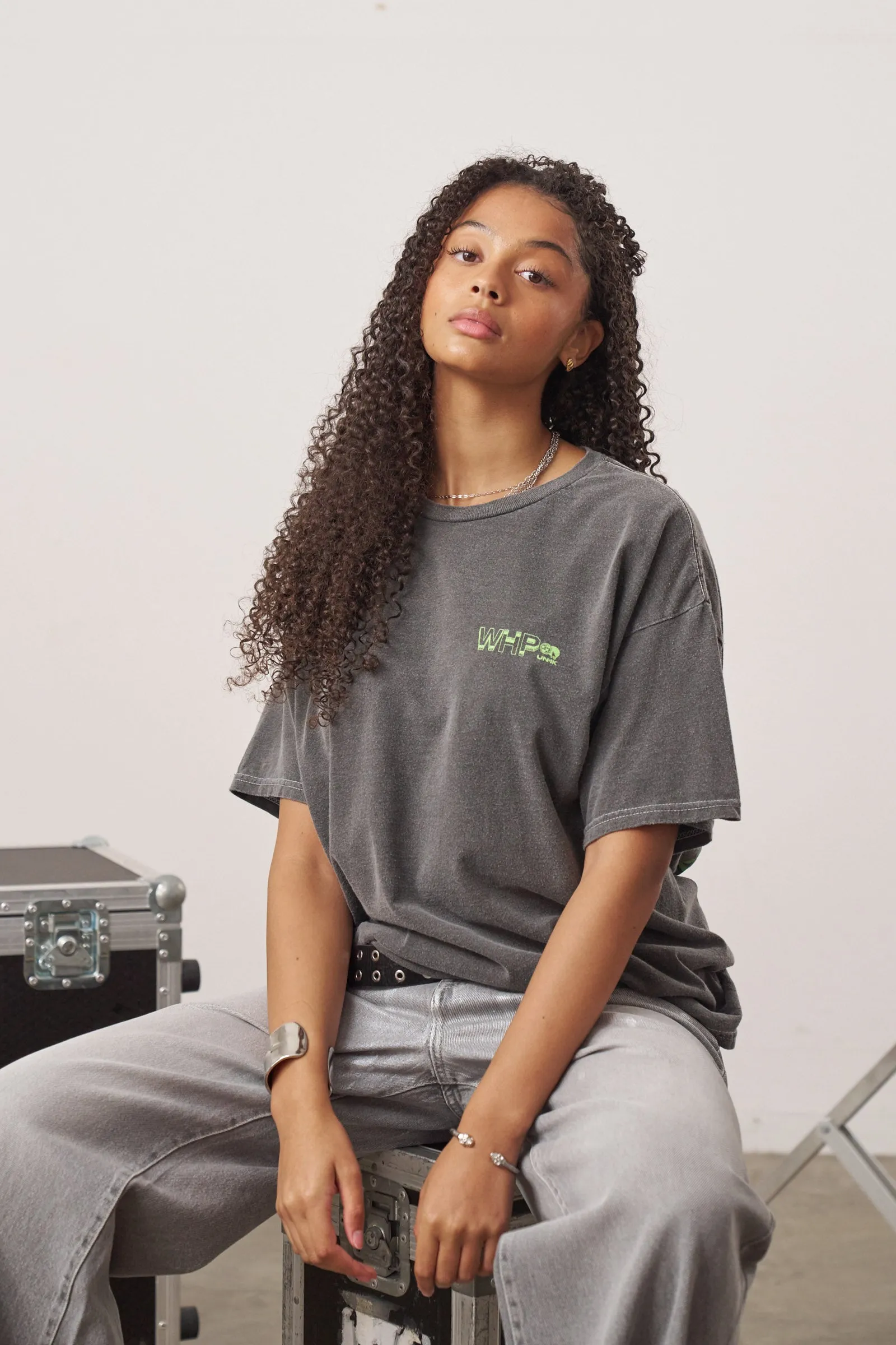 WHP x UN:IK 'Since 2006' Vintage Washed Tee - Black