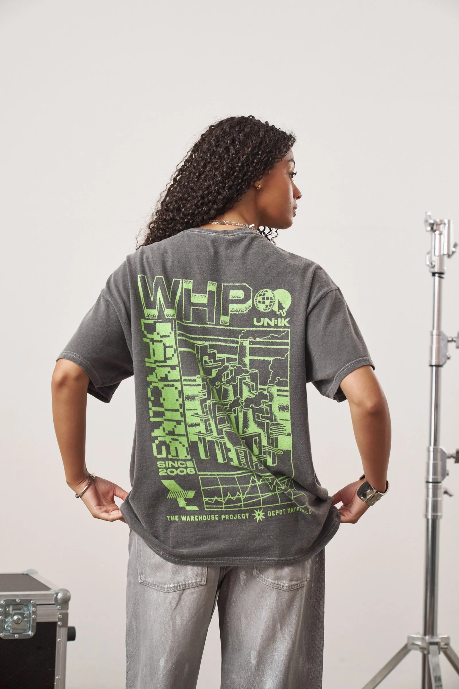 WHP x UN:IK 'Since 2006' Vintage Washed Tee - Black