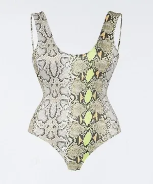 Wild Thang Snake Print Bodysuit