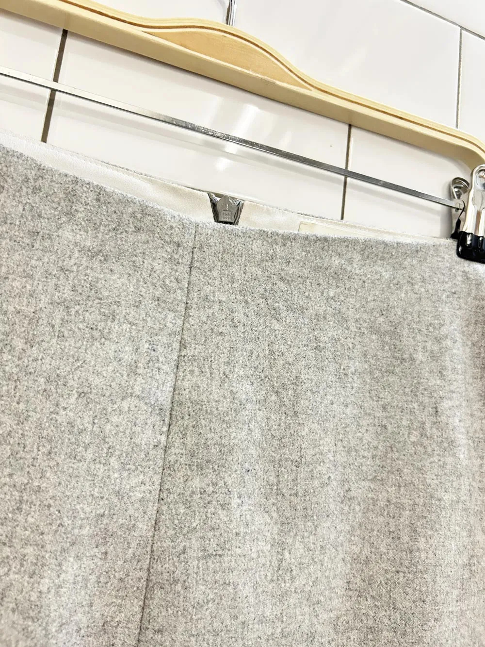 wilfred wool blend mini skirt