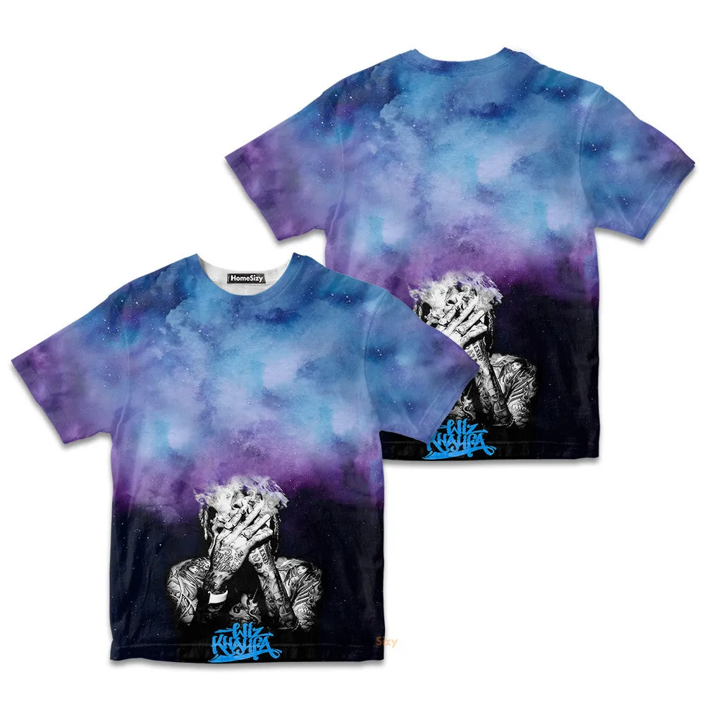 Wiz Khalifa Smoking Kid Tshirt QT211699Hf