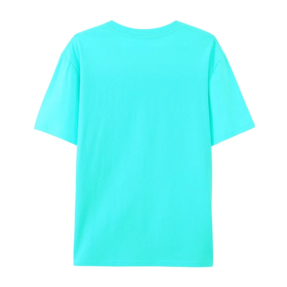 Women Happy Valentine's Day Heart Shape Print Graphic T-shirt