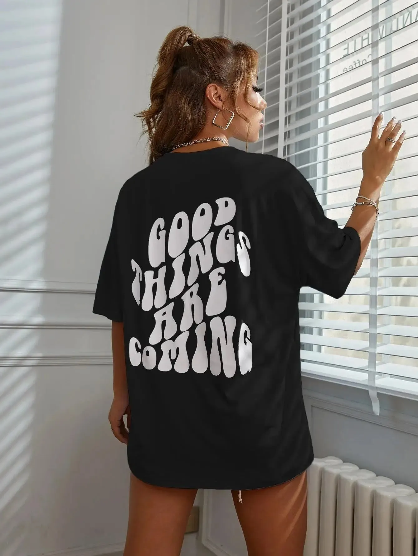 Women T-Shirts Soft Summer Tops Casual Loose Breathable Female T-Shirt