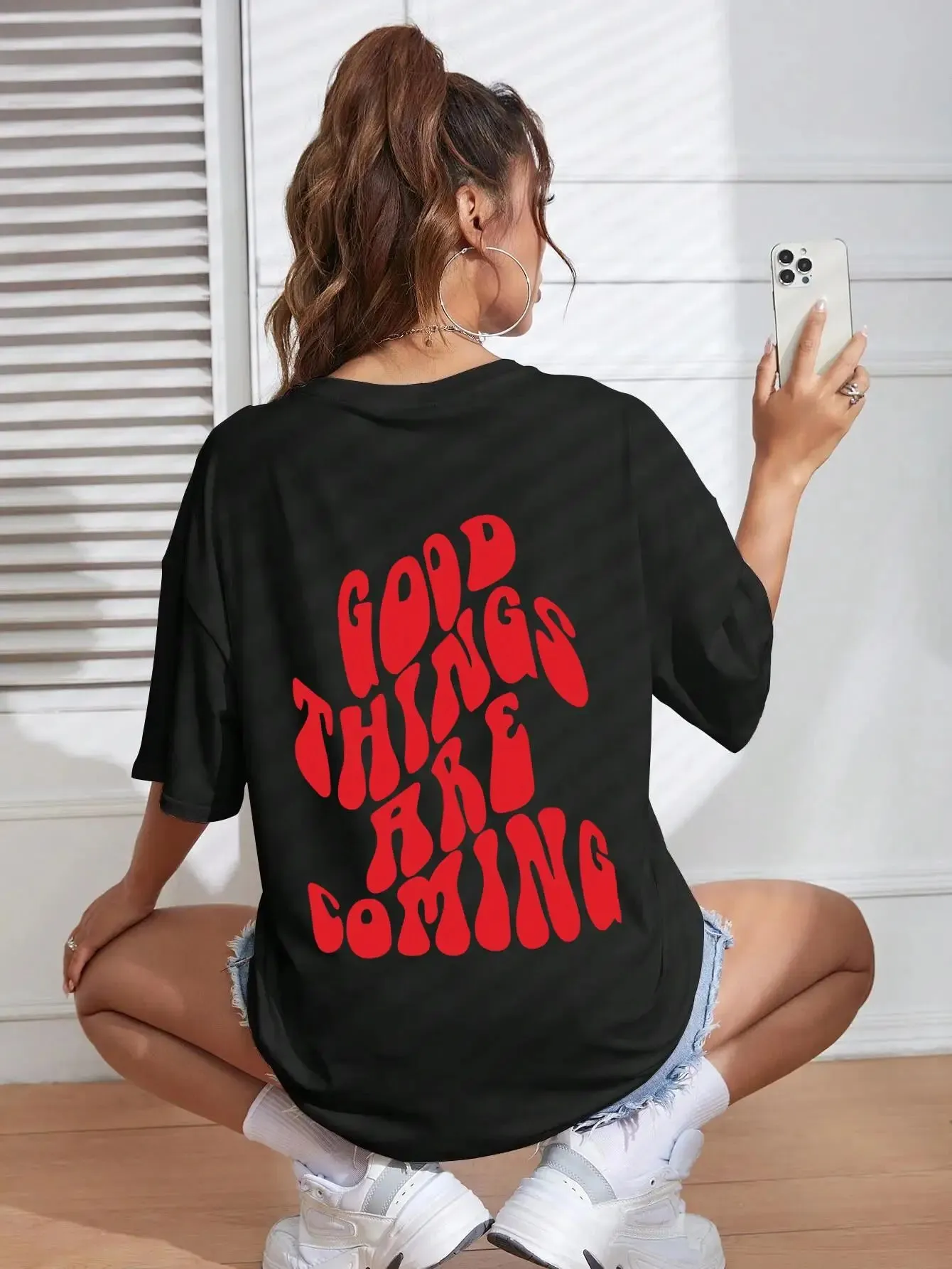 Women T-Shirts Soft Summer Tops Casual Loose Breathable Female T-Shirt