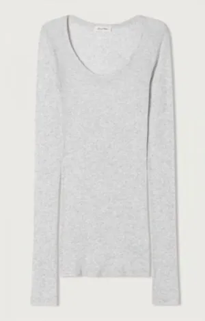 Women's Massachusetts Long Sleeve Top In Gris