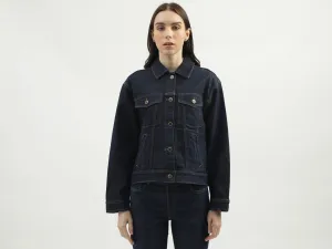 Women's Regular Fit Spread Collar Solid Jackets