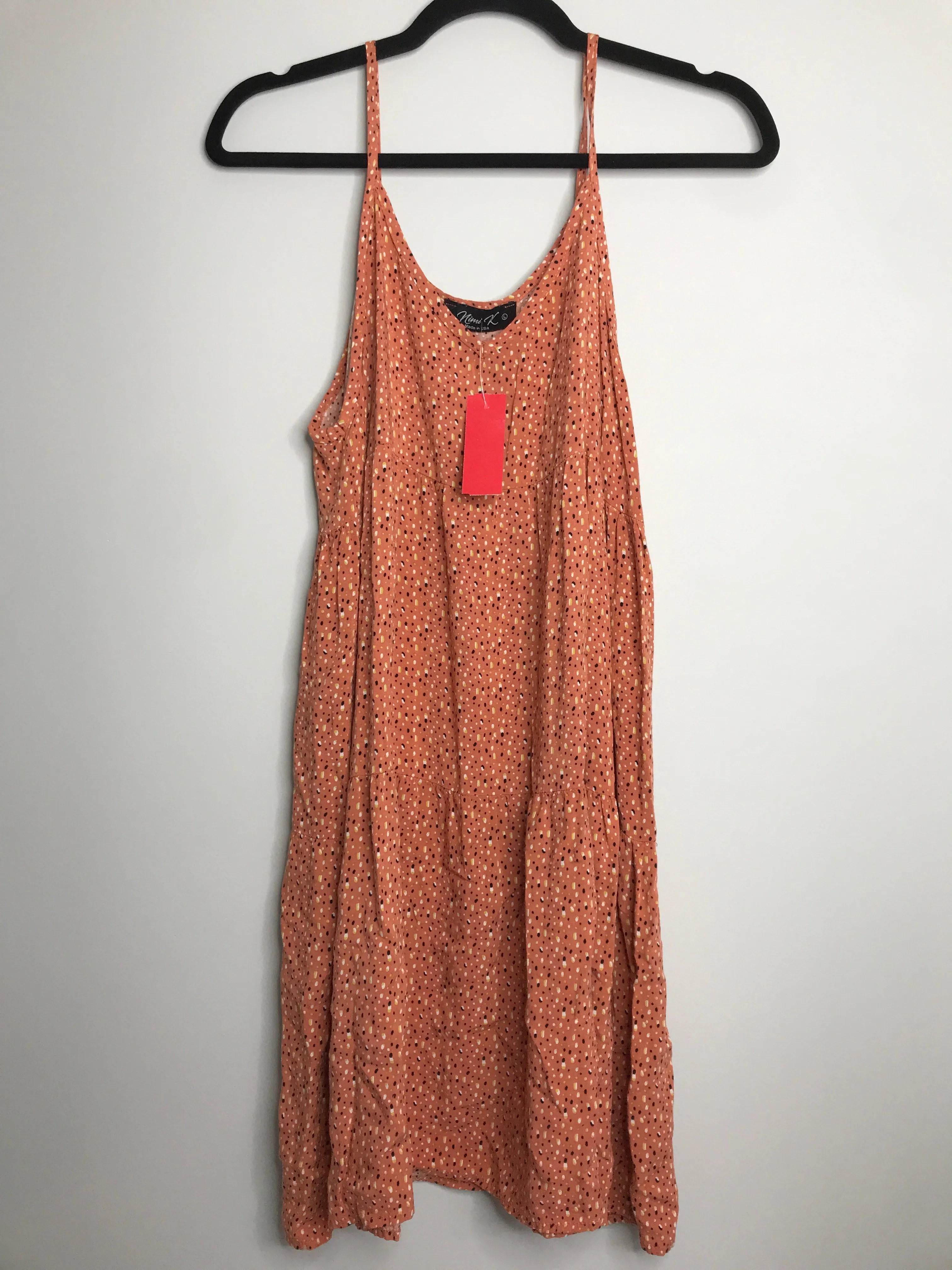 Womens Size Lg Misses Pink Nimi K Dress