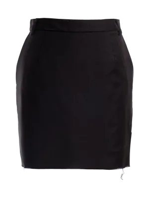 Wool Midi Skirt