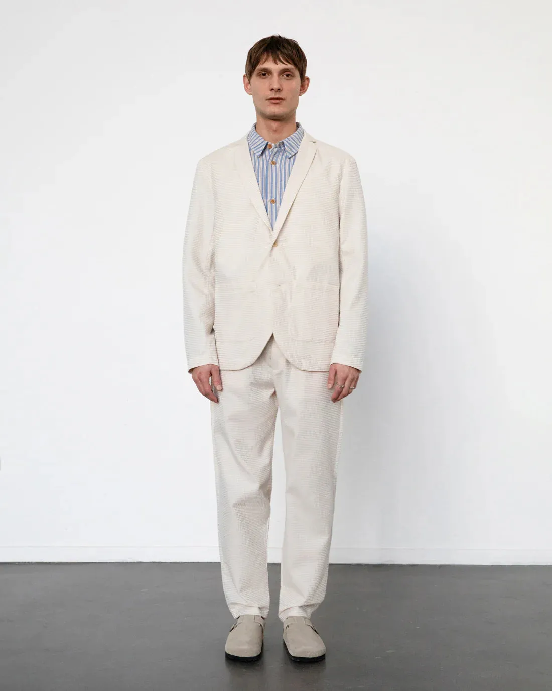 Workwear Blazer Waffle Sand