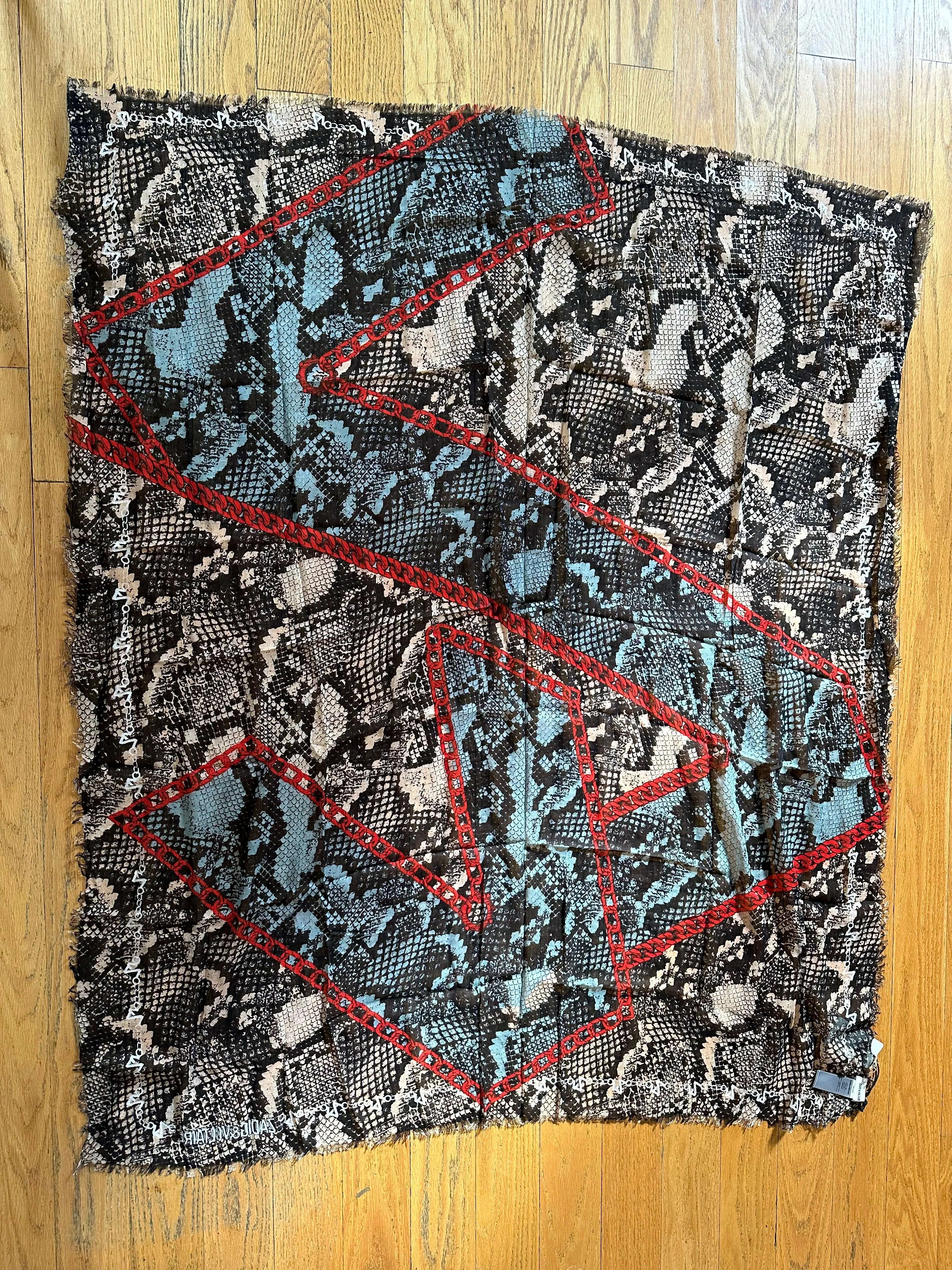 Zadig & Voltaire Delta ZV Initial Wild Scarf