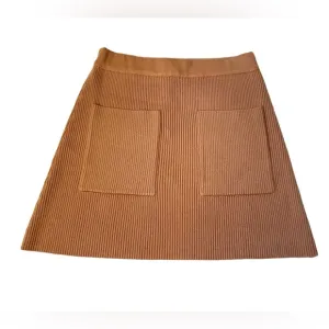 Zara Ribbed knit Pocket Mini A Line pull on Skirts