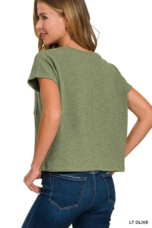 Zenana Round Neck Short Sleeve T-Shirt