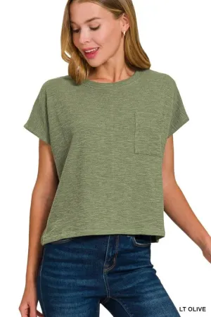 Zenana Round Neck Short Sleeve T-Shirt