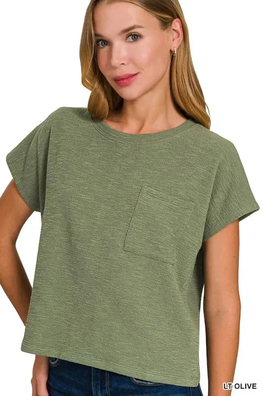 Zenana Round Neck Short Sleeve T-Shirt