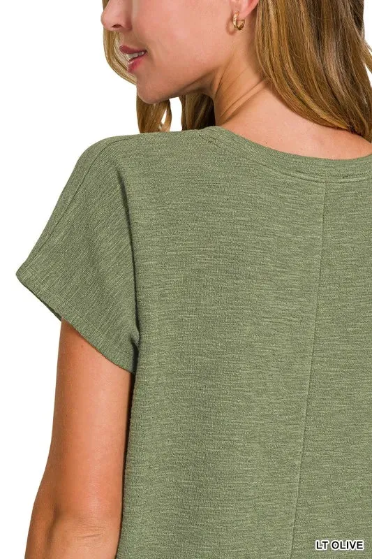 Zenana Round Neck Short Sleeve T-Shirt