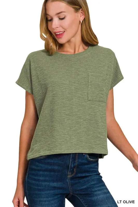 Zenana Round Neck Short Sleeve T-Shirt