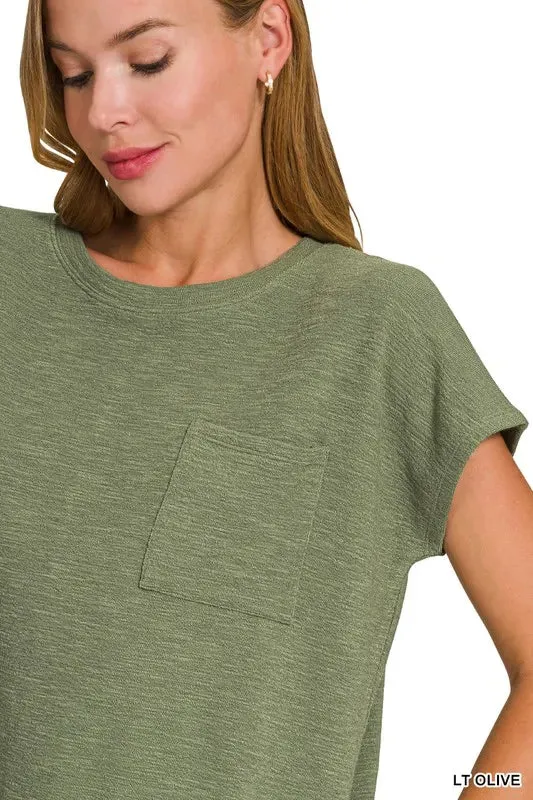 Zenana Round Neck Short Sleeve T-Shirt